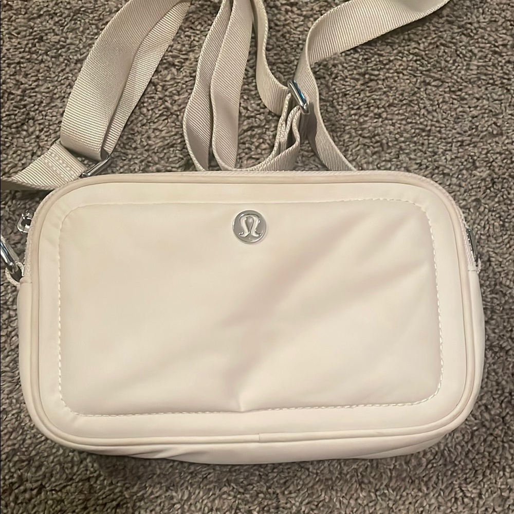 Lululemon Athletica Cream Crossbody Bag